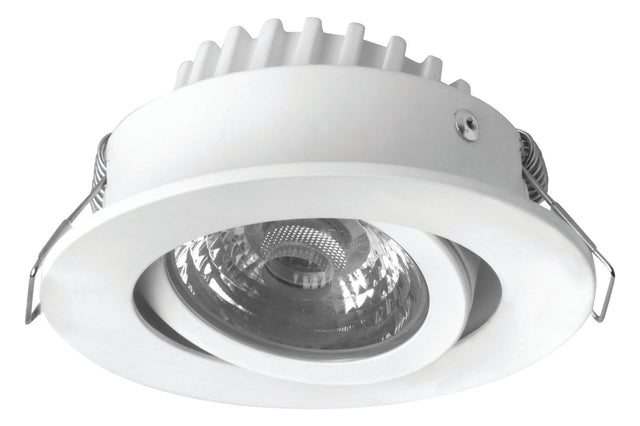 MEGAMAN LED-Einbaustrahler 6,5W Konv ws RICO MM76730 1LED 2800K ws 430lm ws mt