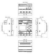 SIEMENS SPS-Steuerung modular 4RelAusg LOGO! 6ED1052-1MD08-0BA2 10,8-28,8VDC