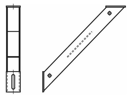 WALRAVEN Stützbalken Strut + 38x40 BUP 295x295x46