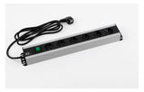 BACHMANN Steckdosenleiste 6f gr 2m 90° 300.003 m.Ein/Aus IP20 1,5qmm
