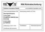 Missel Pyro-Fox Kennzeichnungsschild für TOPFOX, UNIFOX, X-FOX | 267-1000