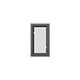 SIEDLE Rahmen-Türstation 2f UP dgr Alu KR 611-2/1-0 DG 231x131x15mm