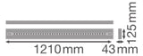 LEDVANCE LED-Deckenanbauleuchte 40W ws LN INV D 1200 P 40W 940 DAVR WT 4000K