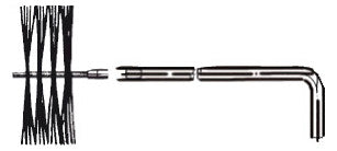 BOSCH Sonstiges Zubehör KRS 01 Reinigungsgeräte-Set für Öl-Heizkessel