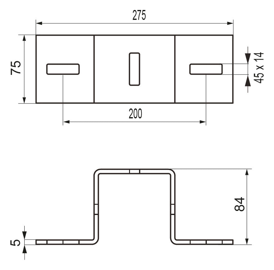 Walraven Kreuzverbinder Maxx CC80 für Maxx-Profil 80 / fv 275x75x84mm | 6589118