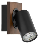 LEDVANCE LED-Wandanbauleuchte 3,4W 2700K Decor Spot Mercury GU10 Black 1x3.4 230l