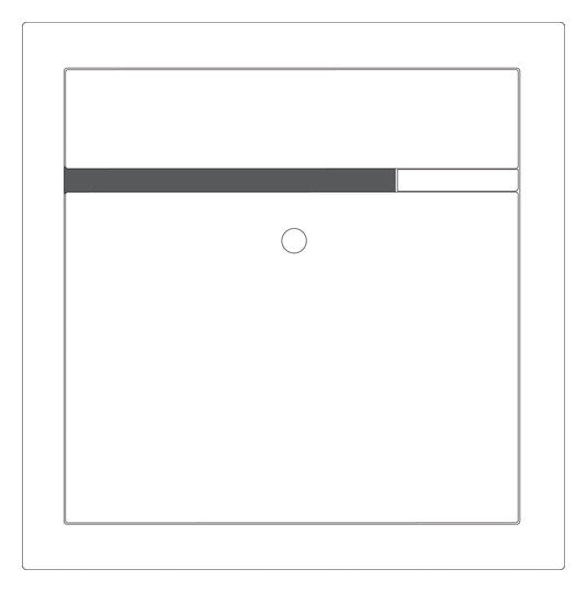 SIEDLE Briefkasten UP 1f VA si 1mod F CL BF3 01 466x466x175mm Koppelbar