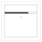SIEDLE Briefkasten UP 1f VA si 1mod F CL BF3 01 466x466x175mm Koppelbar