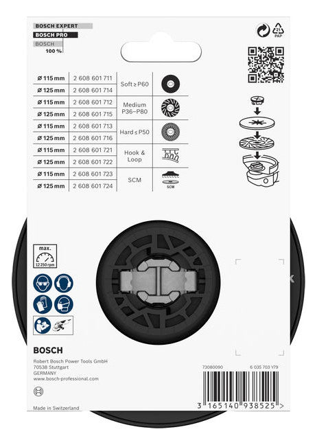 BOSCH-EW Schleifscheibe  125mm 2608601716