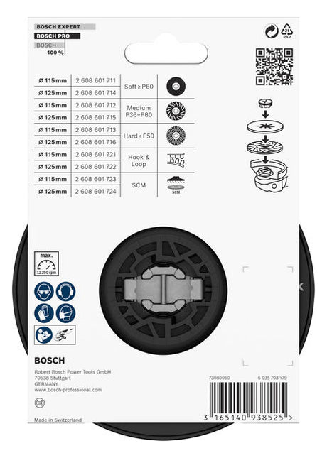 BOSCH-EW Schleifscheibe  125mm 2608601716