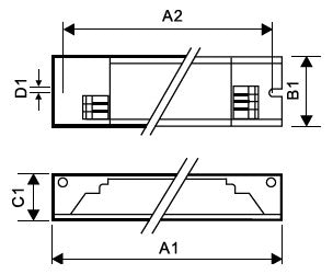 PHILIPS-LM Vorschaltgerät 4x18W elektr HF-S 3/4 18 TL-D II 220-240V 50/60H f.T8