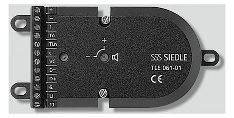 SIEDLE Türlautsprecher EB sw 1+n TLE 061-01 114x60x25mm