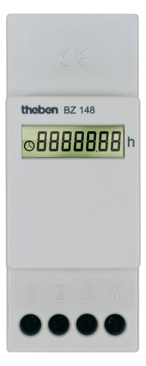 THEBEN Betriebsstundenzähler digi REG UC BZ 148 24V 99999h IP65 quarz 8s