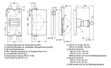 SIEMENS Leergehäuse Schaltgeräte Kst 3RV1913-1CA00 IP55 85x155x89mm Aufb