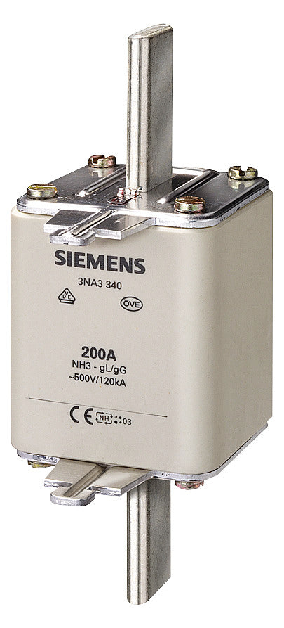 SIEMENS NH-Sicherungseinsatz 500A NH3 gG 3NA3365 500VAC Stirnk