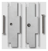 SIEDLE Montageelement-Tür 1f UP si VA ZB/KR 613-0 106,5x30,5x12,5mm