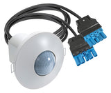 ESYLUX Präsenzmelder 0-360° UP ws IP20 Compact PD-C 360i/8 DUO DALI WAGO WINSTA