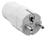 BACHMANN Schutzkontaktstecker 16A 250V 960.201 Kst IP20 ws ger