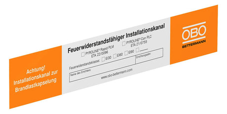 BETTERMANN Beschriftungsbogen rt/ws IP PYL DE Selbstkl m.Beschr