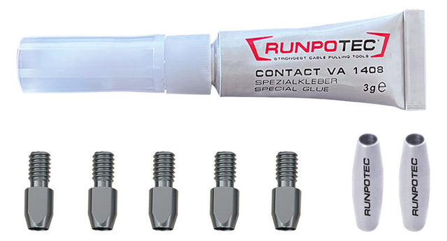 RUNPOTEC Reparatur-Set 3mm 8teilig für Glasfaserstab RTG 3m 20951