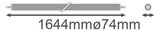 LEDVANCE LED-Feuchtraumleuchte 50W 4000K DP SPECIAL 1500 50 W 4000 K WT IP67 6500
