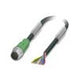 PHOENIX Sensor-Aktorkabel 8p 10m fr.Ende SAC-8P-M12MS/10,0-PUR ger M12 PUR hfr