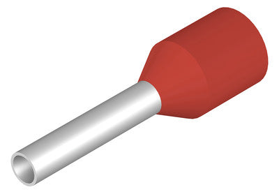WEIDMÜLLER Aderendhülse 1qmm 8mm isol PP H1,0/14S R rt Cu Standard verzinnt