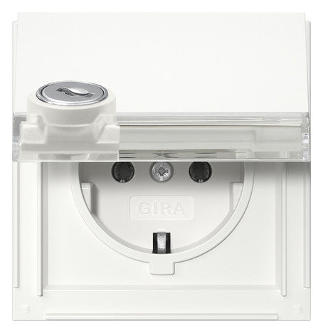 GIRA Steckdose 1f rws UP Klappd IP44 BSF 446766
