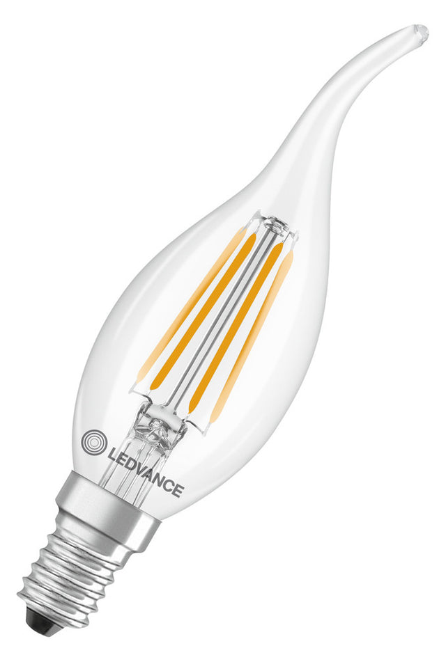 LEDVANCE LED-Kugellampe FM E14 3,4W ws D LED Classic BA 40 Filament P 3.4W 8 2700