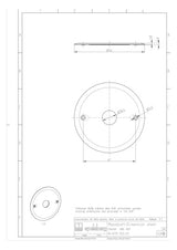 SPELSBERG Schraubdeckel Kst hfr 90mm U 86 VDF Schraubdeckel