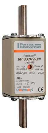 MERSEN NH-Sicherungseinsatz 250A NH1 aR NH1UD69V250PV 690VAC Kombik