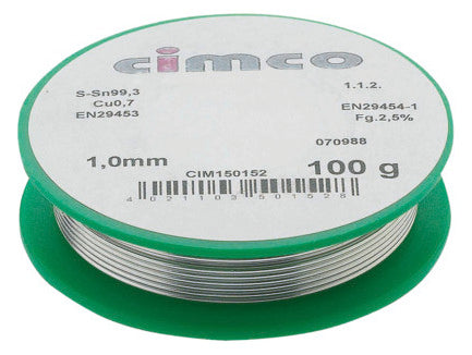 CIMCO Lötdraht  1mm 100g m.Flussmittel 150152 2,5%