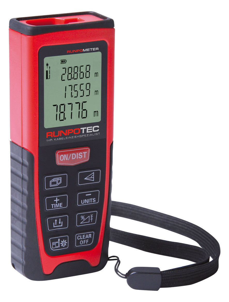 RUNPOTEC Laser Distanzmessgerät RUNPOMETER RM80 10108