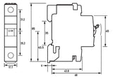 DOEPKE Leitungsschutzschalter UC B 16A DLS 6HSL B16-1 6KA 1p 230V 1TE 50Hz