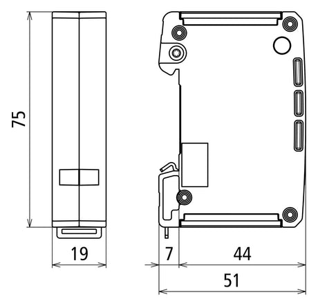 DEHN SE Ableiter Typ3 3,3VDC 1,5A TS35 DPA C8 D 4PPOE RJ45 700Va-a 600Va-e