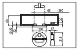 RIDI LED-Einbaustrahler 22W Konv DALI ws SARA290 DAWS830840OS265 1LED 3000-4000K