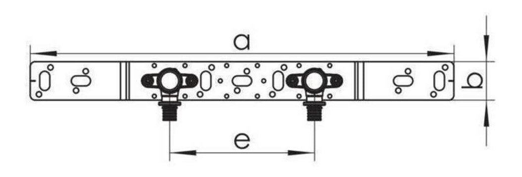 Rehau Montageeinheit RAUTITAN RX+ 16 - Rp 1/2 kurz | 14563891001