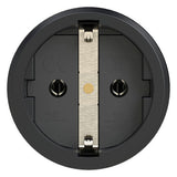 PC ELECTRIC Schutzkontaktkupplung Gummi IP54 ger sw 2522-sb