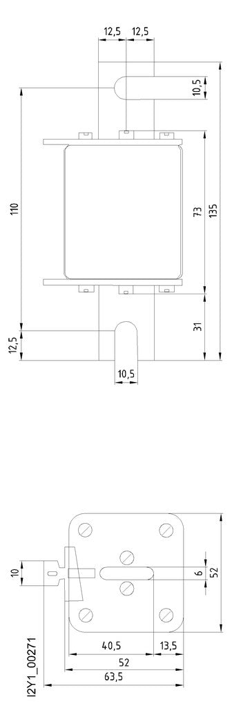 SIEMENS NH-Sicherungseinsatz 250A NH1 aR 3NE3227 1000VAC Kombik