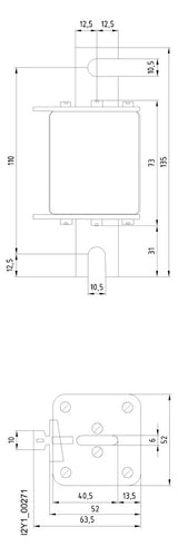 SIEMENS NH-Sicherungseinsatz 250A NH1 aR 3NE3227 1000VAC Kombik