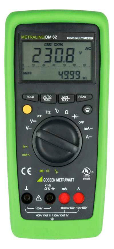 GOSSEN-METRA Multimeter a/d 1000V/AC METRALINE DM62 1000V/DC 10A/AC 10A/DC