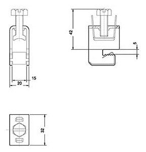 SIEMENS Klemme Ersatzteil 8US1921-2AD01