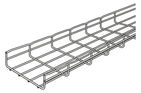 LEGRAND Gitterrinne U-Form 54x100x3000mm CABLOFIL CM000071 geschraubt o.Verb