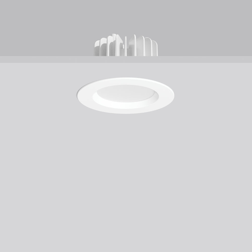 RZB LED-Einbaustrahler 10W dim 1LED ws 901431.002 dim 3000K ws 660lm ws mt Alu