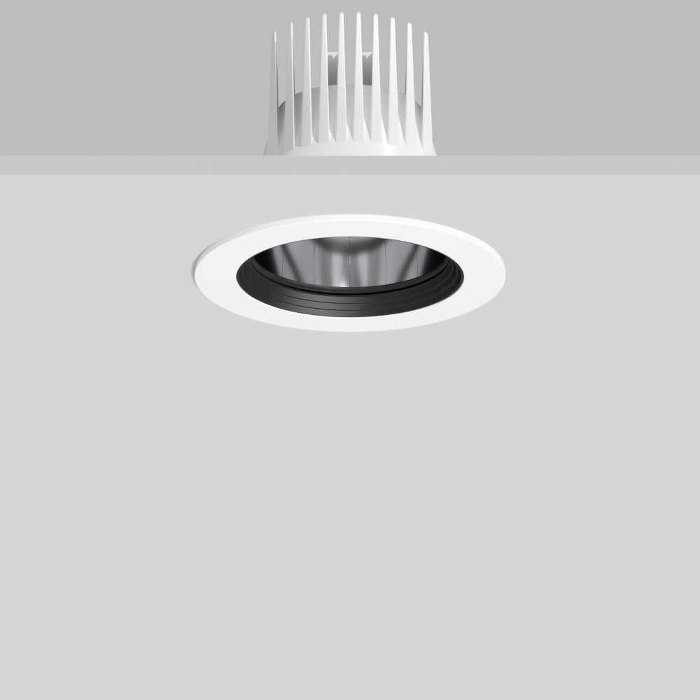 RZB LED-Einbaustrahler 25W Konv 1LED ws HELEDON 901756.002 3000K ws 3250lm ws