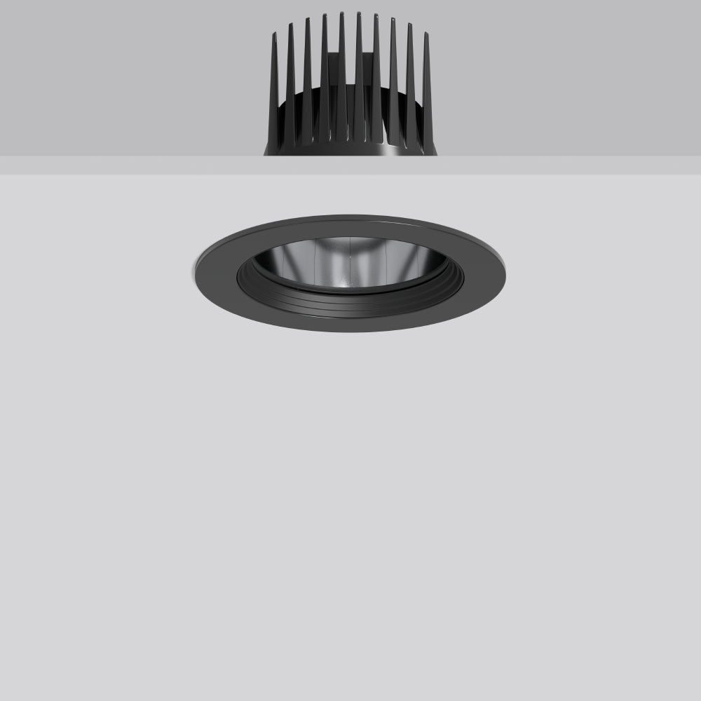 RZB LED-Einbaustrahler 25W Konv 1LED sw HELEDON 901758.003.3 3500K ws 3400lm sw
