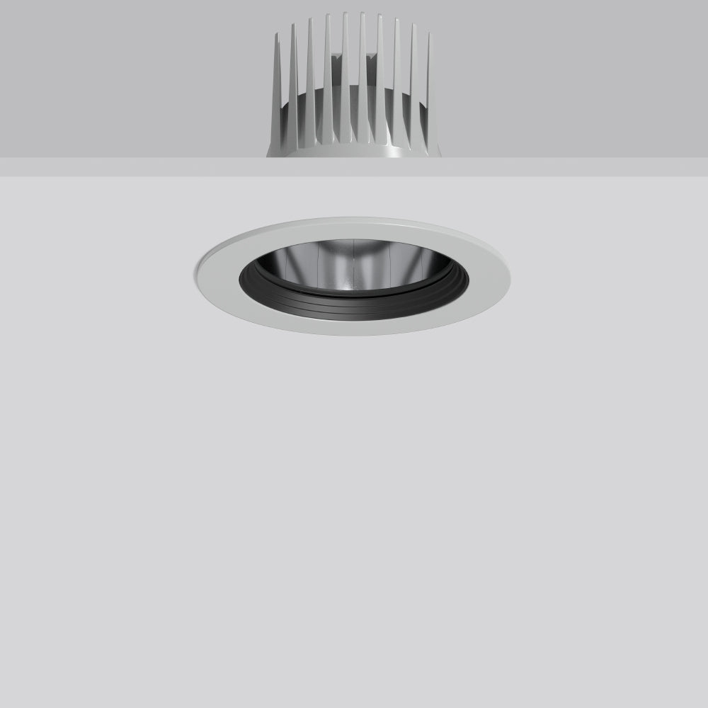 RZB LED-Einbaustrahler 25W Konv 1LED si HELEDON 901759.004.3 3500K ws 3250lm si