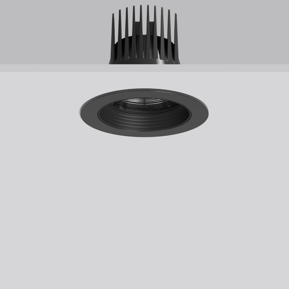 RZB LED-Einbaustrahler 35W Konv 1LED sw HELEDON 901769.003.1 4000K ws 3800lm sw