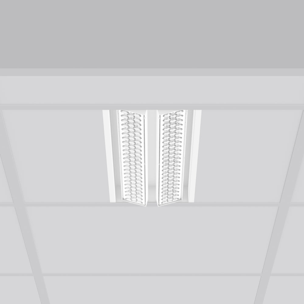 RZB LED-Einbaustrahler 2x32-62W Konv ws TX-Move 901732.002.2 2LEDs 2700K ws ws