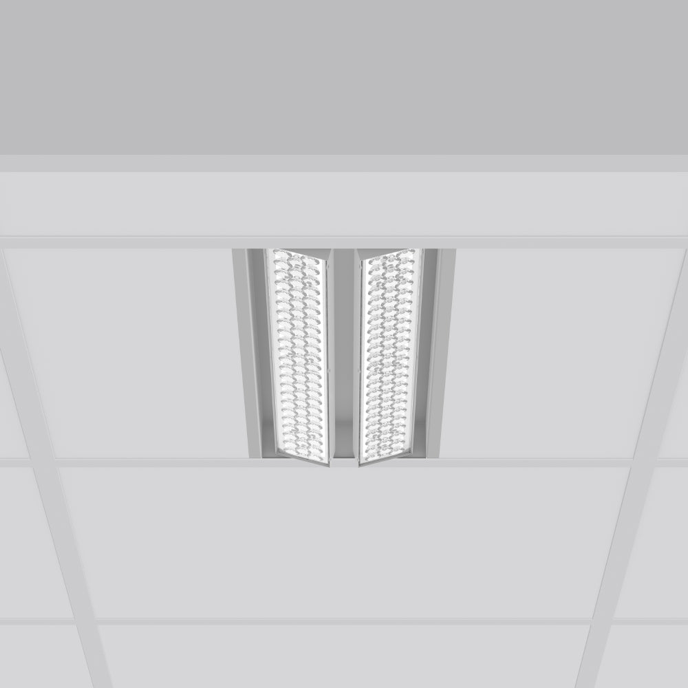 RZB LED-Einbaustrahler 2x35-68W Konv si TX-MOVE 901732.004.3 2LEDs 3500K ws si